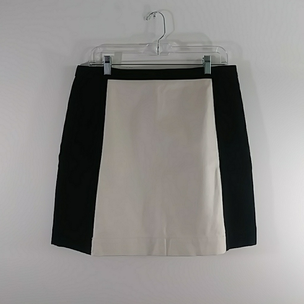 Black & Cream Skirt by Ann Taylor